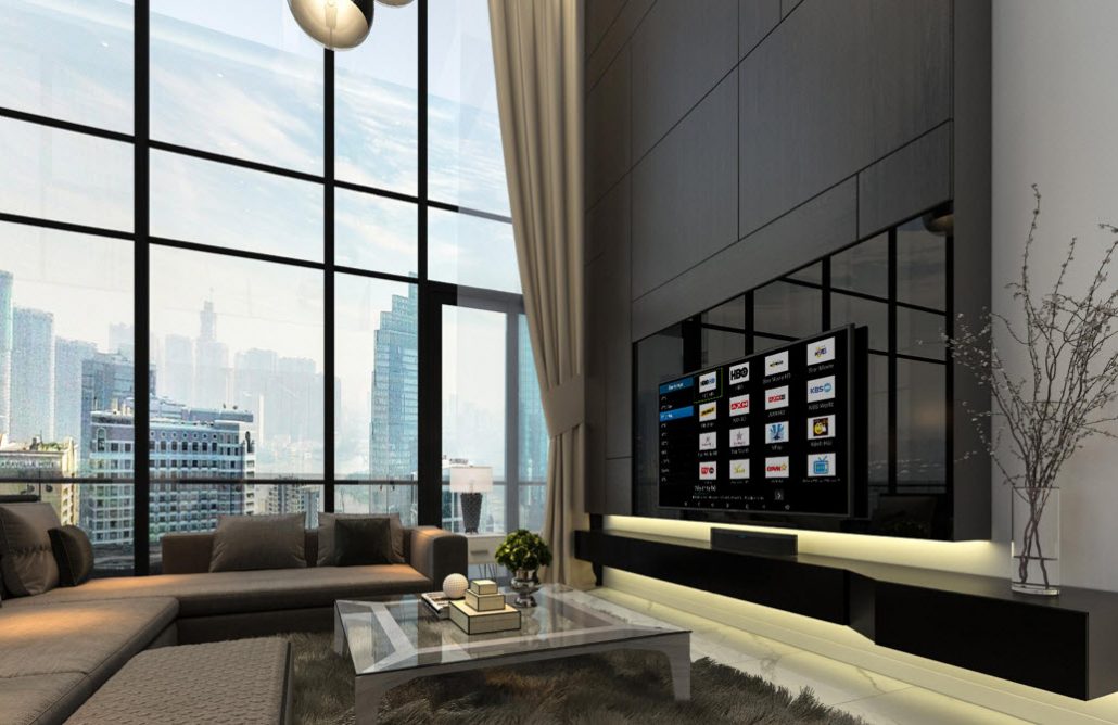 Nội thất phòng khách Sky Villas Sunshine Crystal River